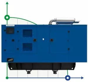 Промисловий дизельний генератор XHYW-50GF з ATS, двигун Weichai 60kVA, 50kW, 380V/50HZ закритого типу