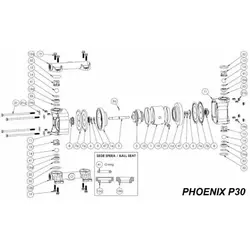 Мембрана з боку рідини, PTFE, PHOENIX P30