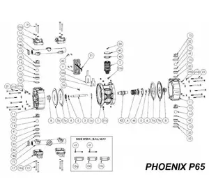 Верхній / нижній колектор, PVDF + CF, PHOENIX P65