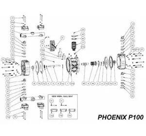 Верхній / нижній колектор, PVDF + CF, PHOENIX P100