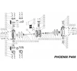 Верхній / нижній колектор 1 1/2, PP, PHOENIX P400