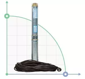 Насос відцентровий скваженний 0.37кВт H 35(26)м Q 90(60)л/мин Ø80мм (кабель 20м) AQUATICA (DONGYIN)