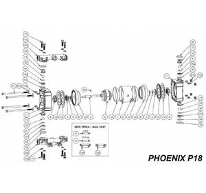 Внутрішнє кільце ущільнювача сідла, FPM, PHOENIX P18