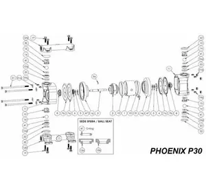 Ущільнювальне кільце, FPM, PHOENIX P30, P50, P65
