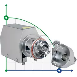 Sanitary Negative Pressure Pump SNP-F, 10T, 24M, AISI 304, 2,2 kW ABB Motor, 380V насос в гігієнічному виконанні
