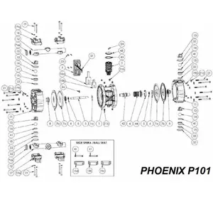 Верхній / нижній колектор, PVDF + CF, PHOENIX P101