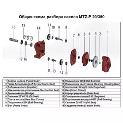 Механічне ущільнення Mechanical Seal поз.№4 до насоса MTZ-P 20/350, арт.1015502
