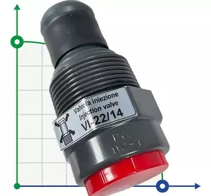 Клапан вприска реагента с фильтром 1 дюйм PVC