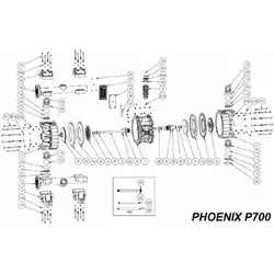Нижні ущільнювальне кільце, FPM, PHOENIX P700