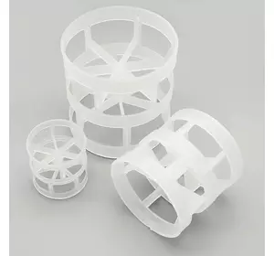 Пластикові кільця Палля, PP, 76x76x3,0 мм, Plastic Pall Ring