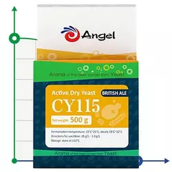 Дріжджі Angel CY115 для англійського еля, упаковка - 0,5 кг