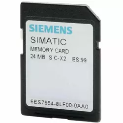 6ES7954-8LF03-0AA0, SIMATIC S7, карта пам'яті для S7-1X00 CPU/SINAMICS, 3,3 В FLASH, 24 Мбайта