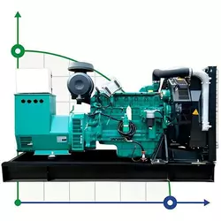Промисловий дизельний генератор XHYV-280GF з ATS, двигун Volvo 350kVA, 280kW, 380V/50HZ відкритого типу