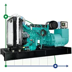 Промисловий дизельний генератор XHYV-200GF з ATS, двигун Volvo 250kVA, 200kW, 380V/50HZ відкритого типу