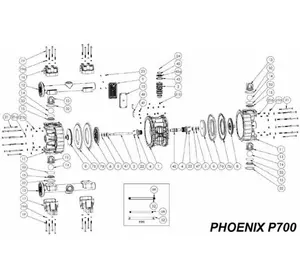 Нижні ущільнювальне кільце, EPDM, PHOENIX P700