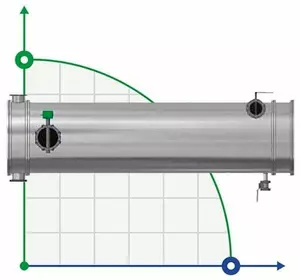 Кожухотрубний теплообмінник рекуперативний кипятильник для обігріву колон W6.201, 100 м2