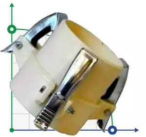 Муфта для 90 мм ПВХ труби-Ø90 зовнішнє різьблення (бежева)