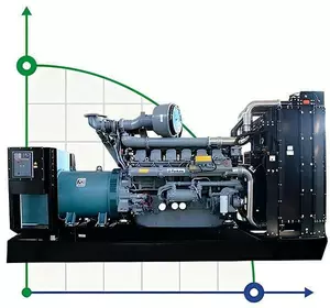 Промисловий дизельний генератор XHYP-400GF з ATS, двигун Perkins 500kVA, 400kW, 380V/50HZ відкритого типу