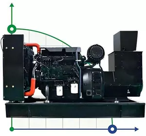 Промисловий дизельний генератор XHYW-30GF з ATS, двигун Weichai 30kVA, 30kW, 380V/50HZ відкритого типу