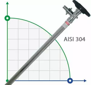 1000 мм, AISI 304 насосна частина (труба) до бочкового насоса