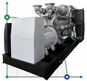 Промисловий дизельний генератор XHYP-800GF з ATS, двигун Perkins 1000kVA, 800kW, 380V/50HZ відкритого типу