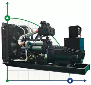 Промисловий дизельний генератор XHYS-400GF з ATS, двигун Kaipu 450kVA, 400kW, 380V/50HZ відкритого типу