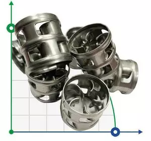 Металеві кільця Палля, AISI 304, 50x50x0,8 мм, Metal Pall Ring