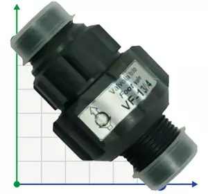 Клапан забору PVC-FPM 1 1/2 дюйма