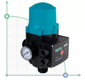 Контроллер тиску електр 1.1кВт Ø1 дюйм (авт. пошук води) + рег тиску увімк 1.5-3.0 bar Aquatica
